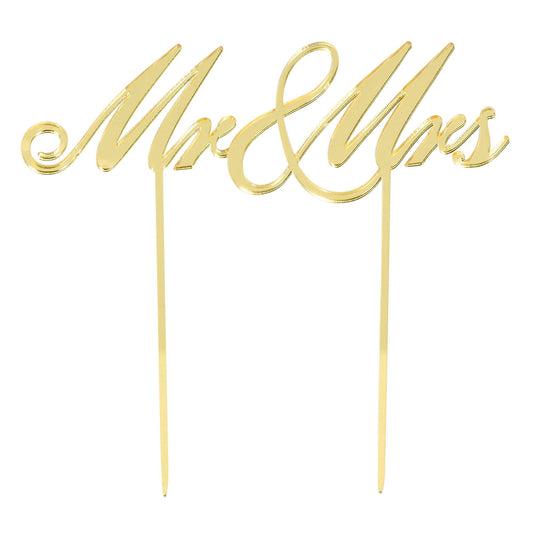 "Mr. & Mrs." Cake Topper