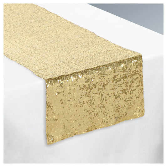 Gold Sequin Table Runner