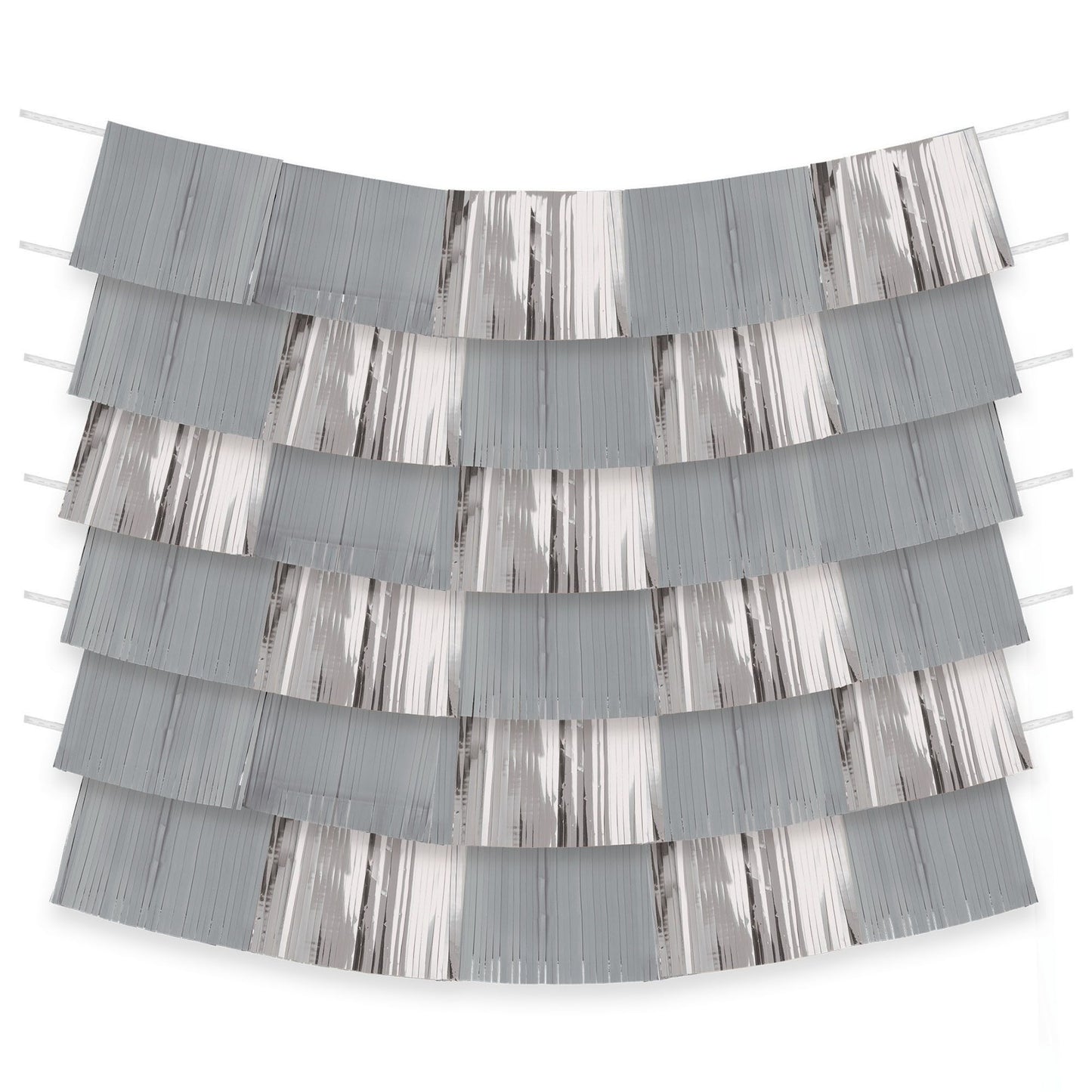 Foil Decorating Backdrop - Silver 60Inc