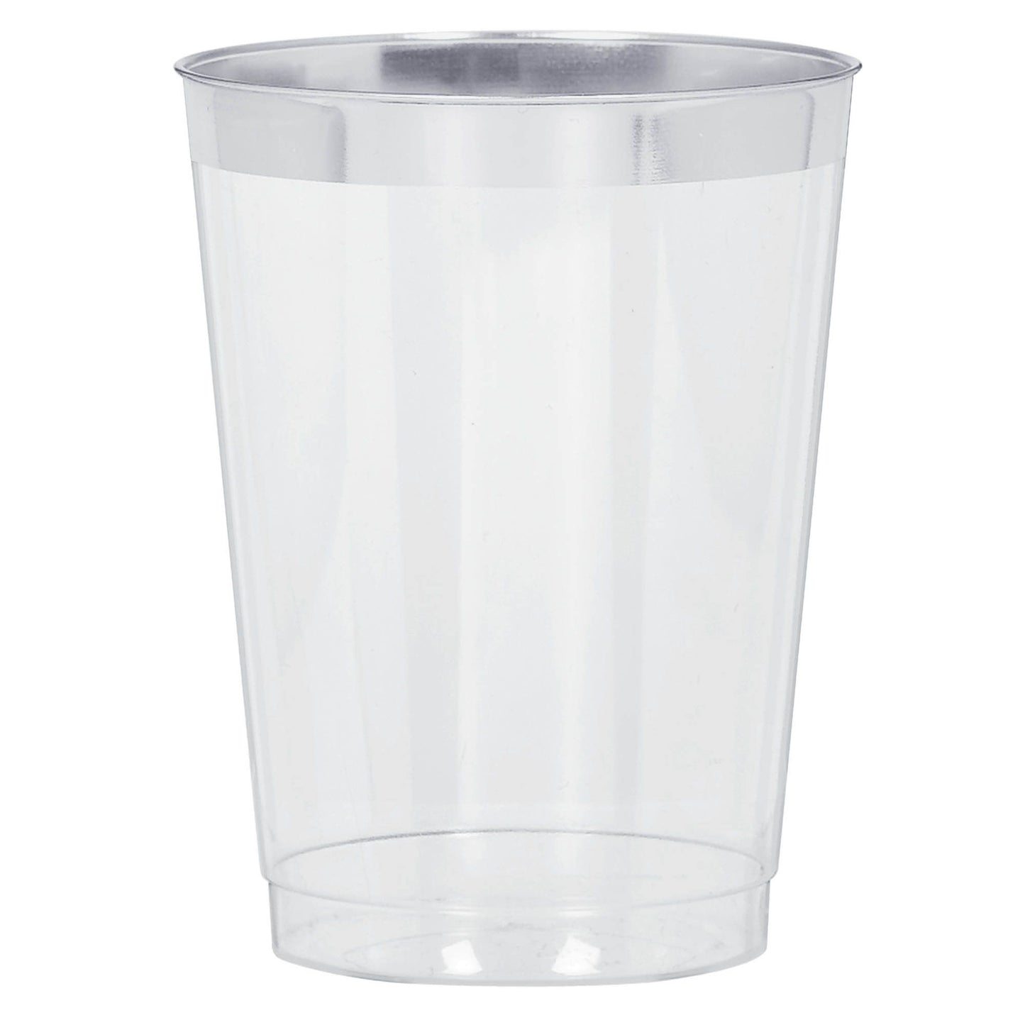 Silver Trim Tumbler, 10 oz. 20 pcs