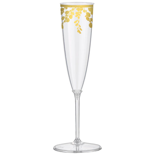 Romantic Floral Champagne Glasses 16ct