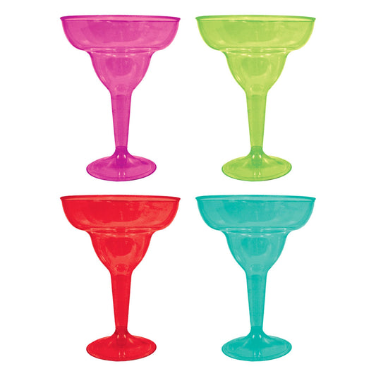 Margarita Glasses - Fiesta Colors 20Pcs