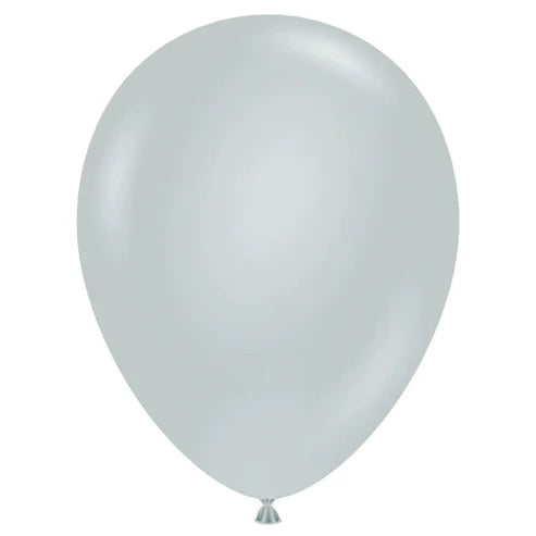 Tuftex 5Inc Fog Latex Balloons 50ct Pastel color