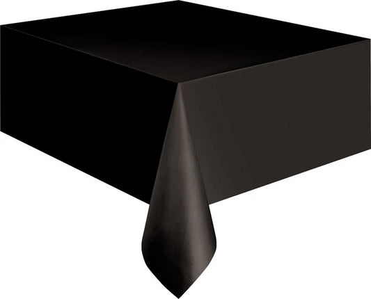 Metallic Tablecover Black 54Inc x 84Inc