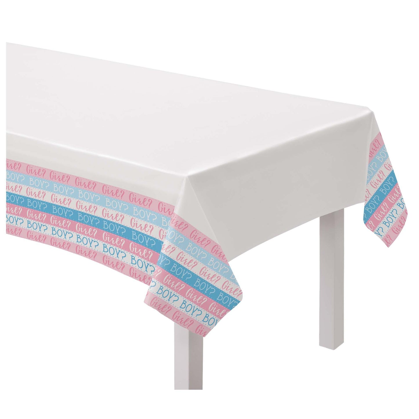 Girl Or Boy? Plastic Table Cover