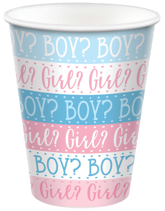 Girl Or Boy? 9 Oz Paper Cups 8ct