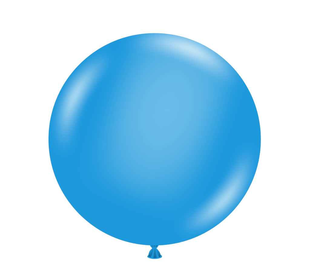 Tuftex 11Inc Blue Latex Balloons 100ct Standar Color