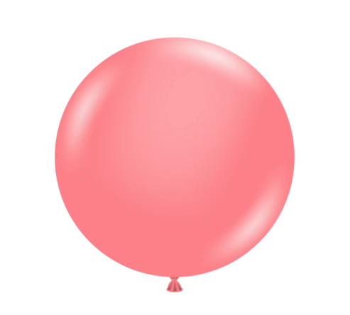 Tuftex 5Inc Coral Latex Balloons 50ct Pastel color