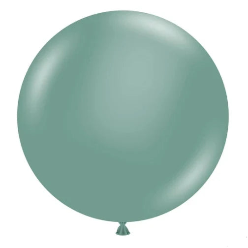 Tuftex 17Inc EVERGREEN Latex Balloons 50ct Pastel color