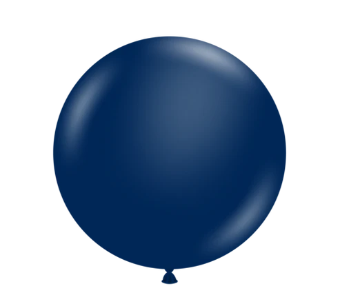 Tuftex 5Inc MIDNIGHT BLUE Latex Balloons 50ct Metallic color