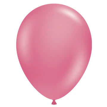 Tuftex 11Inc Pixie Pink Latex Balloons 100ct Pastel color