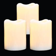 LED FLAMELESS CANDLE 3.5Inc 12Pcs Party Place Miami