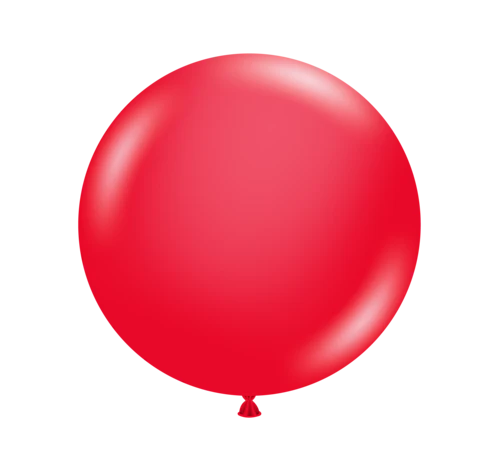 Tuftex 17Inc RED Latex Balloons 25ct Standar Color