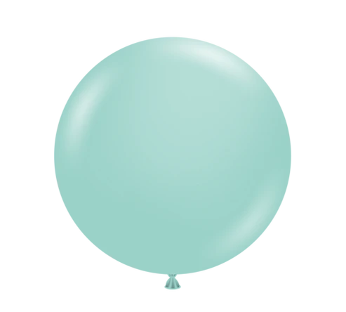 Tuftex 5Inc SEA GLASS Latex Balloons 50ct Pastel color