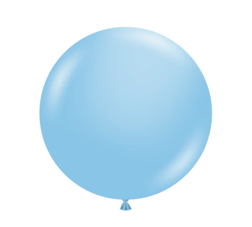 Tuftex 17Inc Baby Blue Latex Balloons 50ct Pastel color