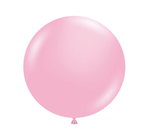 Tuftex 11Inc Baby Pink Latex Balloons 100ct Pastel color