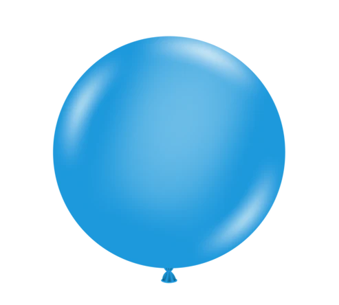 Tuftex 11Inc Blue Latex Balloons 100ct Standar Color