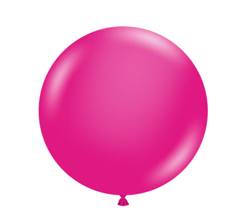 Tuftex 5Inc Hot Pink Latex Balloons 50ct Pastel color