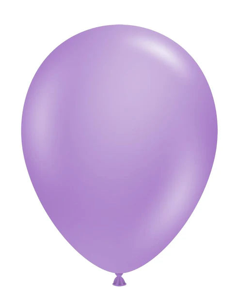 Tuftex 5Inc Lavender Latex Balloons 50ct Pastel color