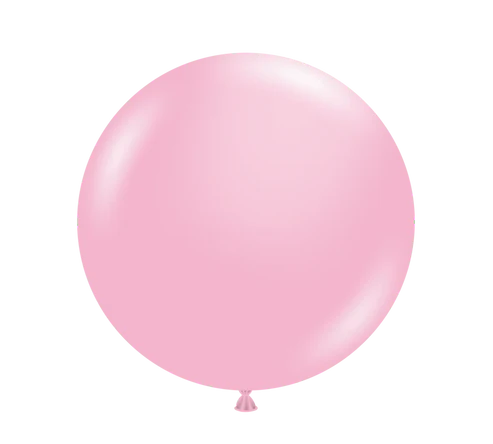 Tuftex 11Inc Baby Pink Latex Balloons 100ct Pastel color